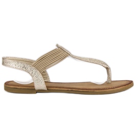 Comer Flip-flops med elastik gul