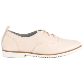 MAZARO Beige lædersko