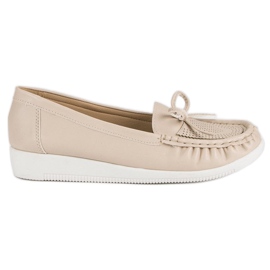 Tullo Kvinder beige loafers