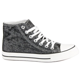 Høje sneakers til kvinder grå