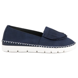 Vices Boho slip-on sko blå