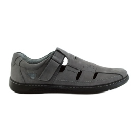 Riko herresko sandaler 851 grå