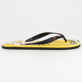 Ax Boxing Komfortable flip-flops gul sort