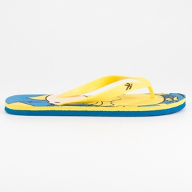Ax Boxing Komfortable flip-flops gul blå
