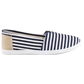 Materiale slipons flerfarvet