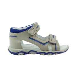 Sandaler med velcro Bartek 31825 grå blå