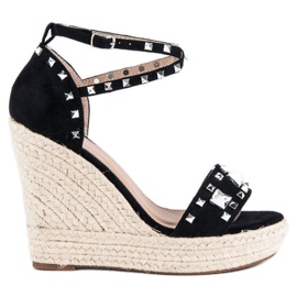 Bestelle Rock espadrilles sandaler sort