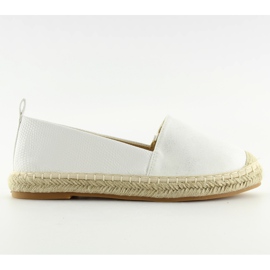 Hvide espadriller til kvinder FF088 hvid
