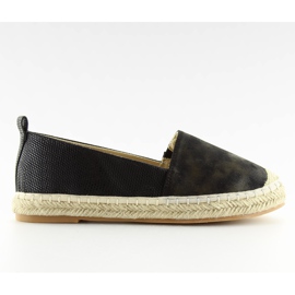 Sorte espadriller til kvinder FF088 Sort