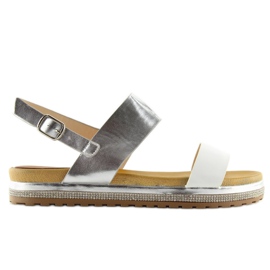 Hvide damesandaler SL88P Hvide