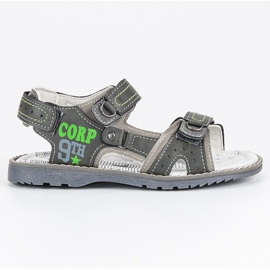 Hasby Sandaler til en dreng grå