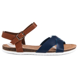 American Club Komfortable amerikanske sandaler brun
