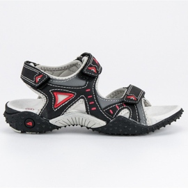 American Club Komfortable amerikanske sandaler sort