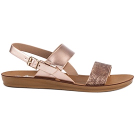 American Club Flade amerikanske sandaler brun