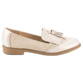 Bestelle Stilfulde dame loafers brun