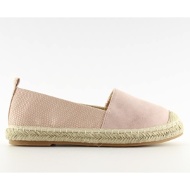 Pink espadriller til kvinder FF088 Pink lyserød