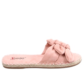 Lyserøde tøfler til kvinder LL-119 Pink