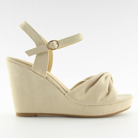 Beige kilesandaler JM-M214M beige
