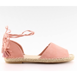 Espadriller åben tå pink Z-17 pink lyserød