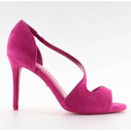 Pumper asymmetrisk fuchsia C90 fuchsia lyserød