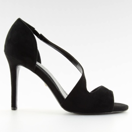 Sorte asymmetriske pumps C90 sort