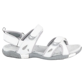 Hasby Velcro-sandaler til kvinder hvid