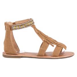 Evento Boho brune sandaler