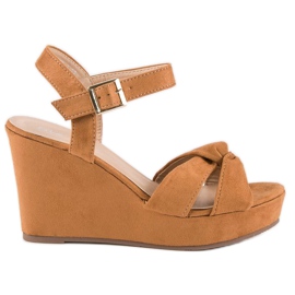 Bello Star Brune kilesandaler flerfarvet