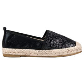Coura Sorte espadriller med glitter
