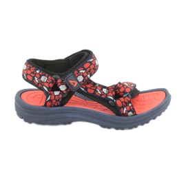 American Club sandaler 8122 skum indsats marine blå orange