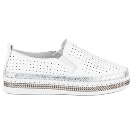 Vinceza læder sneakers hvid