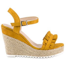 Bello Star Gule espadrillesandaler