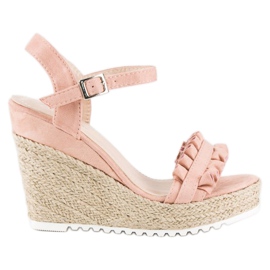 Bello Star Pink espadrilles sandaler lyserød
