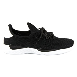 Sport Luftige Slip-on sneakers hvid sort