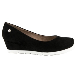 Filippo Dame pumps i ruskind sort