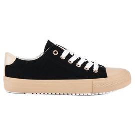 Seastar Bindede sneakers sort