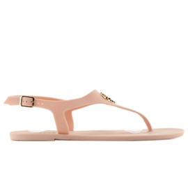 Flip-flops meliski KM101 D. beige lyserød