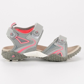 American Club American Velvet Sandals grå