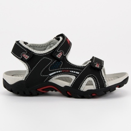 American Club Black American Sandals sort