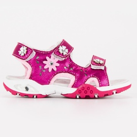 American Club Pink amerikanske sandaler lyserød
