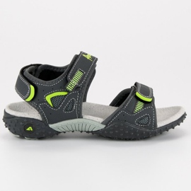 American Club American Velvet Sandals grå
