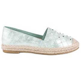 Super Mode Komfortable espadriller grøn