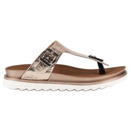 Seastar Komfortable flip-flops gul