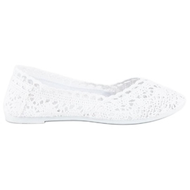 Seastar Hvide blonder ballerinaer