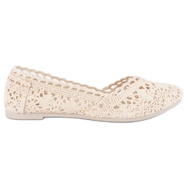 Seastar Beige blonde ballerinaer