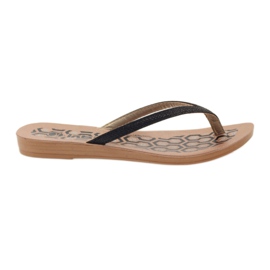 INBLU IR063 sorte flip-flops grå
