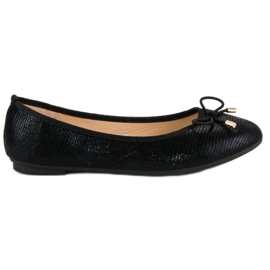 Diamantique Behagelige ballerinaer sort