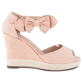 Seastar Kile espadriller med sløjfe lyserød