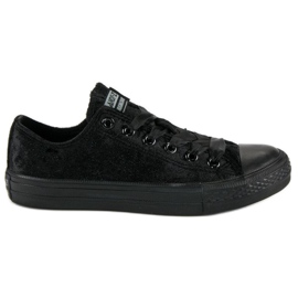 Andy Z Sorte velour sneakers
