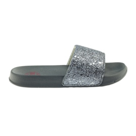 Profilerede tøfler Big Star glitter grå